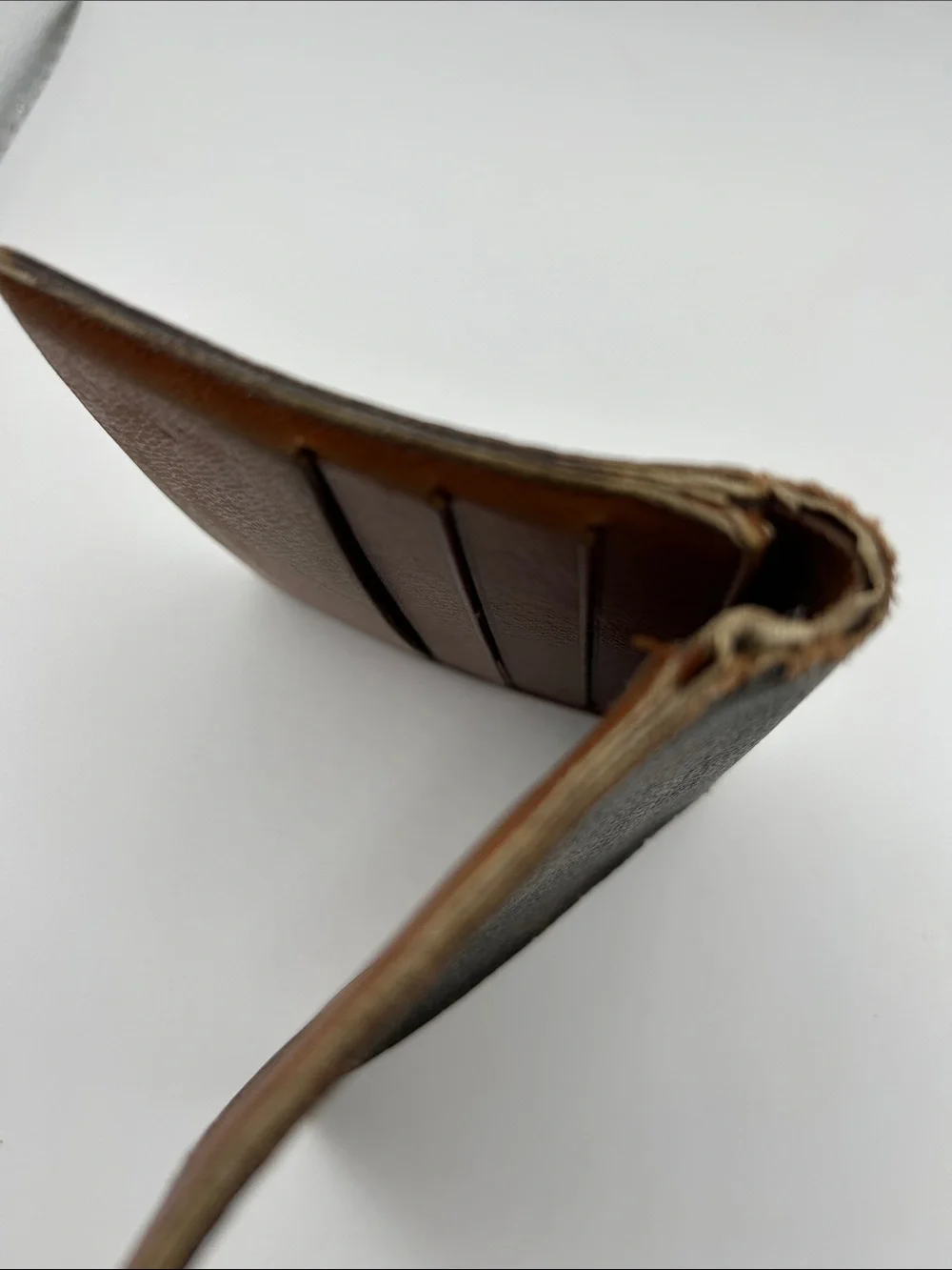 Louis Vuitton Monogram Canvas Card Holder for Scrap Canvas Parts poor/fair